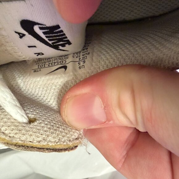 Nike Air Max CD5432-101 White Black Sneakers Men’s 6.5 - Picture 4 of 4